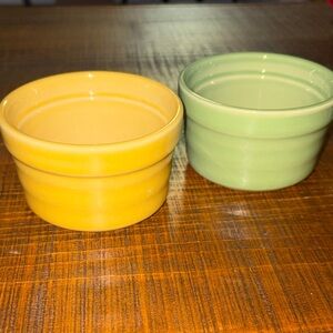 Stoneware Soufflé Ramekin Bowl Set 7 oz